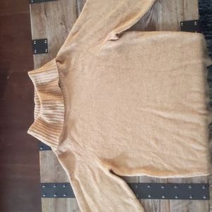 Tan turtle neck